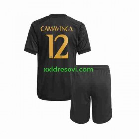 Real Madrid Eduardo Camavinga 12 Treći Dječji Nogometni Dres 2023-2024
